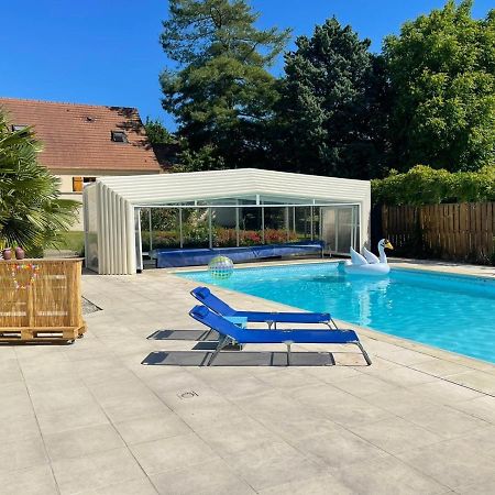 L'Annexe- Guest House Avec Piscine Studio Avec Coin Chambre Rosny-sur-Seine Luaran gambar