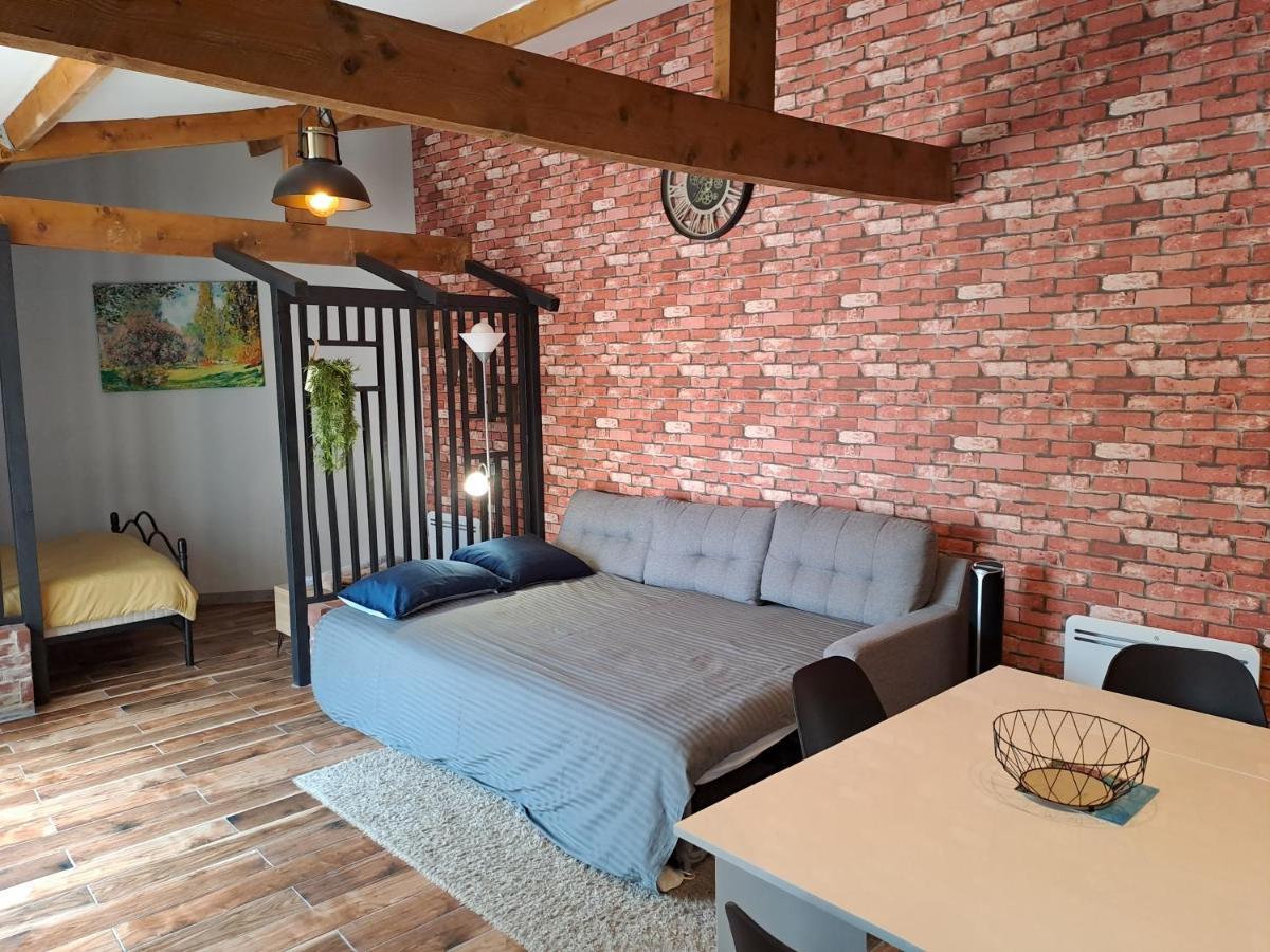 L'Annexe- Guest House Avec Piscine Studio Avec Coin Chambre Rosny-sur-Seine Luaran gambar