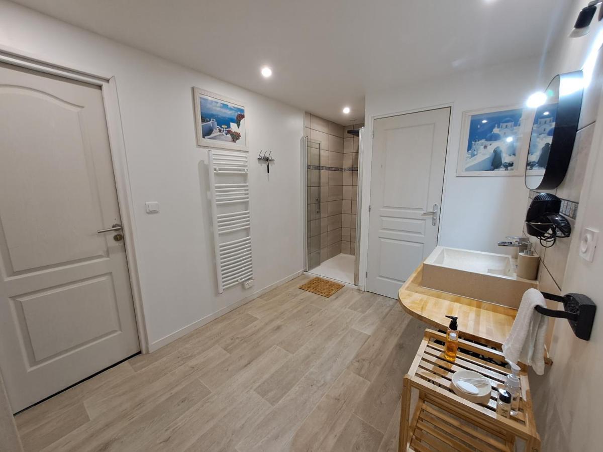 L'Annexe- Guest House Avec Piscine Studio Avec Coin Chambre Rosny-sur-Seine Luaran gambar